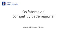 Os fatores de competitividade regional - ACIF-CCIM