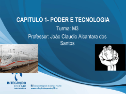 CAPITULO 1- PODER E TECNOLOGIA