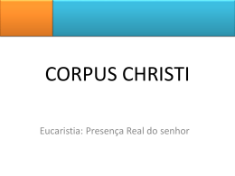 CORPUS CHRISTI - WordPress.com
