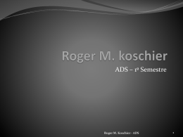 Roger M. koschier
