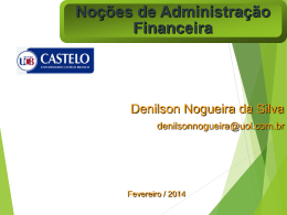 (1+i) i - Universidade Castelo Branco