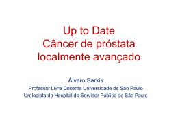 Up to date do manejo do Câncer de próstata localmente avançado