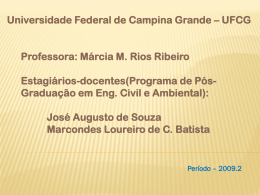 Polui&ccedil;&atilde;o - &Aacute;rea de Engenharia de Recursos H&iacute;dricos