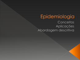 Epidemiologia - Enfermagem 2014 FAC 3