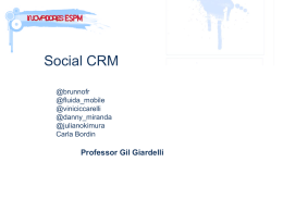 Social CRM Relacionamento nas redes sociais