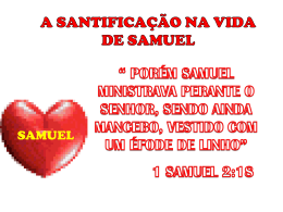 O MINISTÉRIO DE SAMUEL