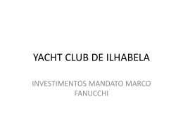 YACHT CLUB DE ILHABELA