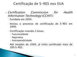 Certificação S-RES