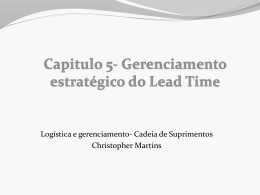 PWP Gerenciamento Estratégico do Lead Time