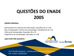Enade 2005