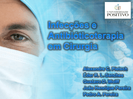 Infecções e Antibióticoterapia em Cirurgia