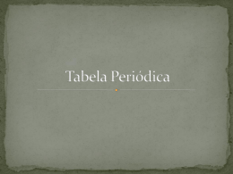Tabela Periódica