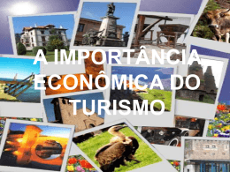 Importância econômica do turismo