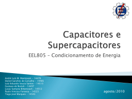 Capacitores e Supercapacitores