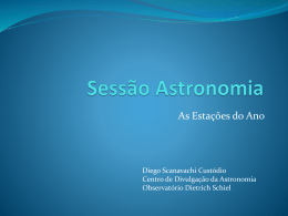Sessão Astronomia