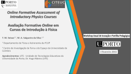 Apresenta&ccedil;&atilde;o de Teresa Seixas (FCUP)