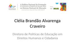 Mesa 1 – Clélia Brandão Alvarenga Craveiro