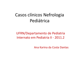 Casos clínicos Nefrologia Pediátrica