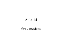 Capitulo 12 fax / modem