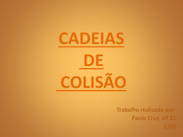 CADEIAS DE COLISÃO