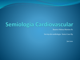 Semiologia Cardiovascular.