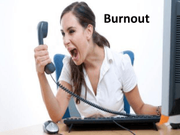 Burnout – apresentação