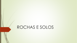 ROCHAS E SOLOS - Blog do Danilo de Geografia