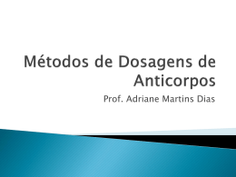 Métodos de Dosagens de Anticorpos