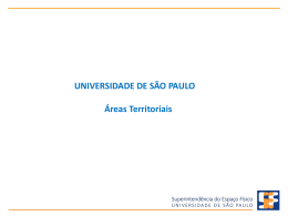 Áreas Territoriais - Universidade de São Paulo