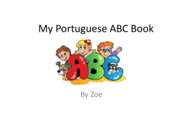 Portuguese ABC Book