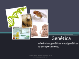 Gen&eacute;tica &ndash; psicologia