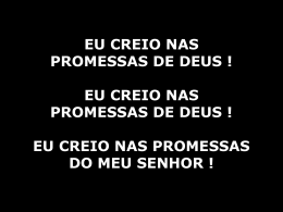 Eu Creio nas Promessas de Deus &ndash; Eugenio Jorge