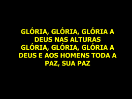 Gl&oacute;ria (Liturgico II) &ndash; Missionarios Shalom