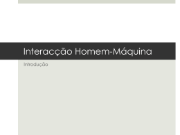 Interac&ccedil;&atilde;o Homem