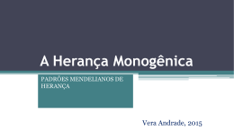2015 herança monogenica autossomica e ligada ao sexo