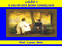 4T_2013_Lição - Prof. Lucas Neto