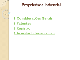Propriedade Industrial