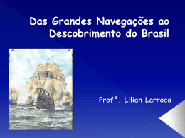 Das Grandes Navegações ao Descobrimento do Brasil