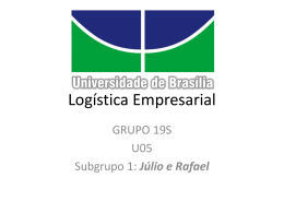Universidade de Brasília Logística Empresarial