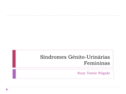 Síndromes Gênito-Urinárias Femininas