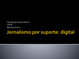 Jornalismo por suporte: digital