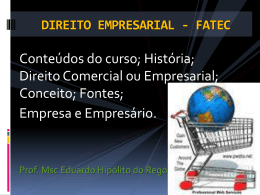 direito empresarial