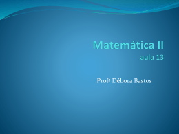 Matemática II aula 11