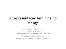 A representação feminina no Mangá slide