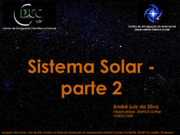 Sistema Solar, parte 2: apresentação em power point
