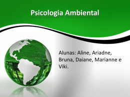 Psicologia Ambiental