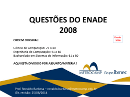 Enade 2008