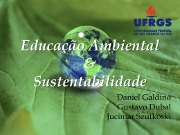 Educação Ambiental - EDU 01004 História do processo de