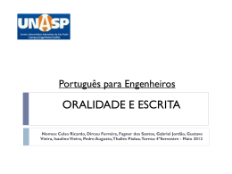 Português para Engenheiros (colocar aqui o tema