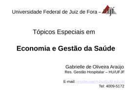 sa&uacute;de - Universidade Federal de Juiz de Fora